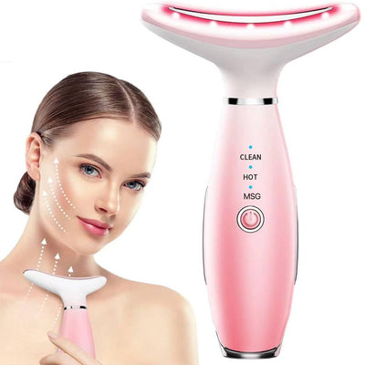 3-in-1 Heated Facial & Neck Massager Tool
