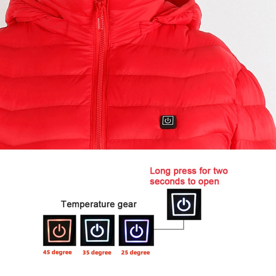 USB Heated Winter Jacket for Men for Cold Weather