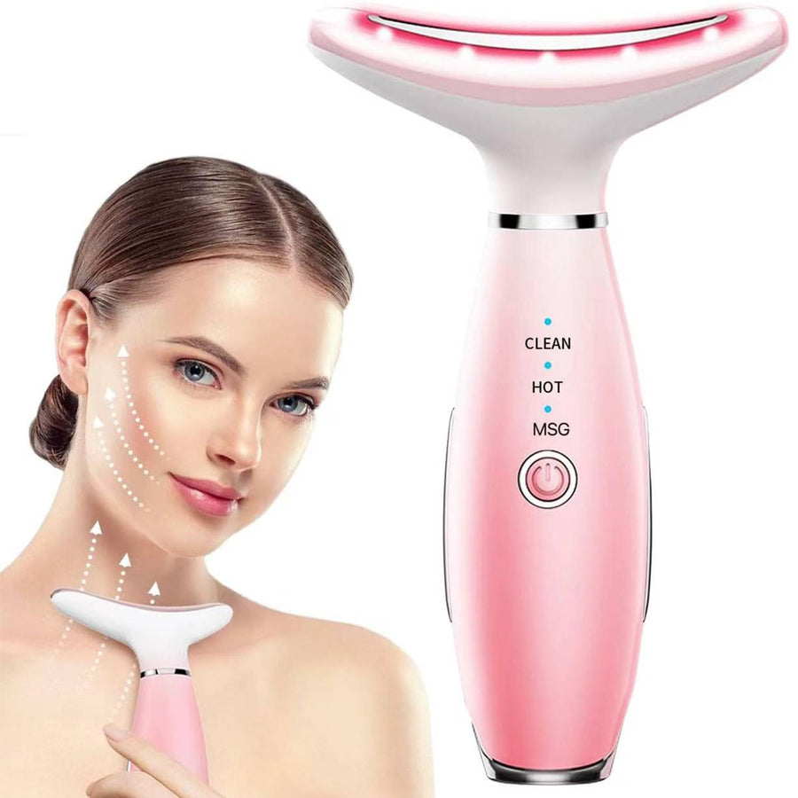 3-in-1 Heated Facial & Neck Massager Tool