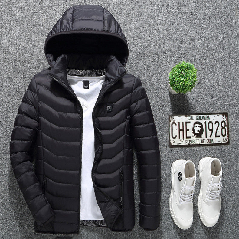 USB Heated Winter Jacket for Men for Cold Weather