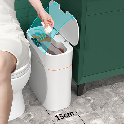 Smart Motion Sensor Trash Can with Auto Lid