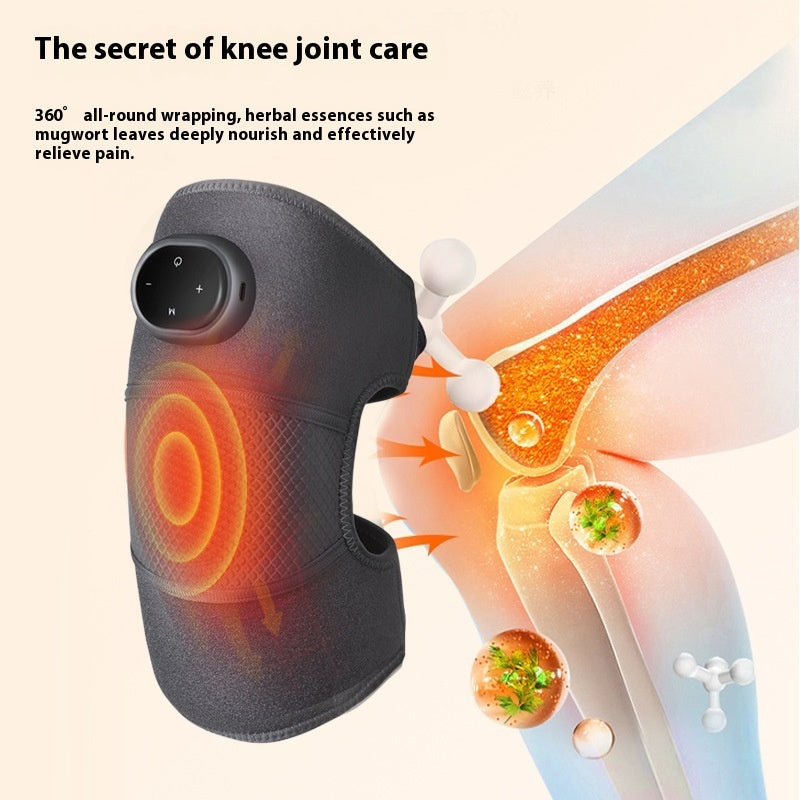 Electric Self-Heating Knee Massager for Pain Relief