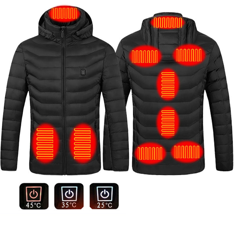 USB Heated Winter Jacket for Men for Cold Weather
